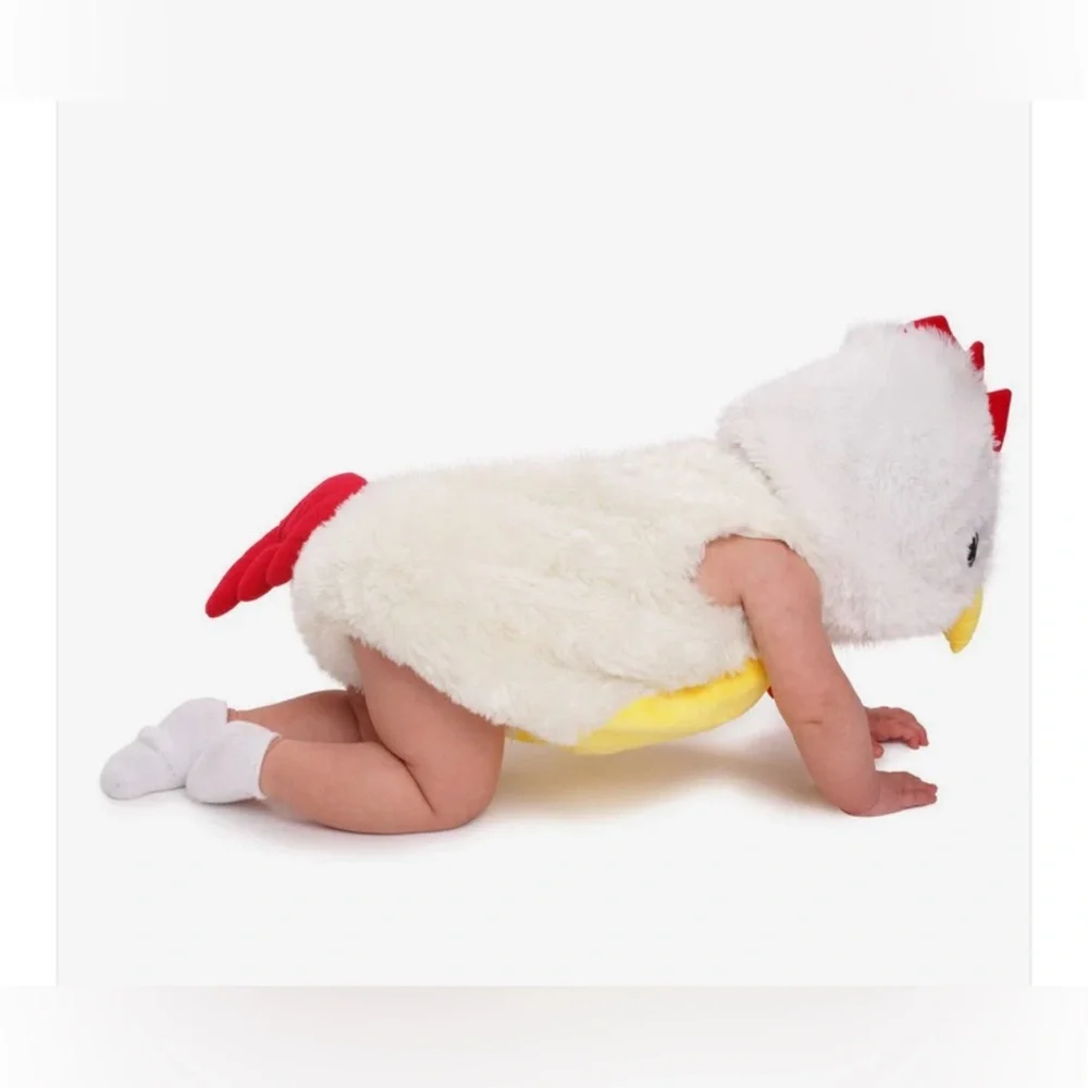 NEW Rooster Chicken Chick Baby Easter Halloween Costume Size 6-12 months
